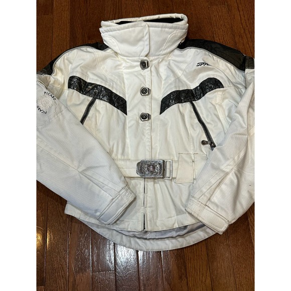 Spyder Jackets & Blazers - Vintage Spyder Women’s White Polyester Ski or Snowboard Jacket Size 6